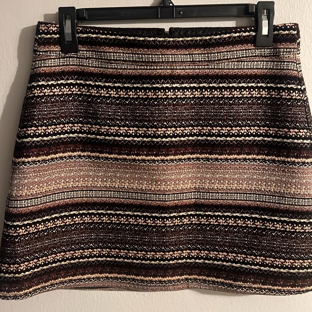 Multi-color fully lined mini skirt from Express.